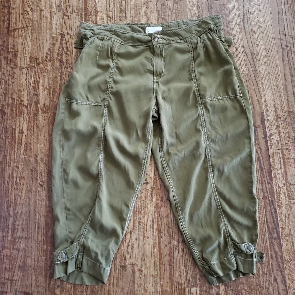 Anthropologie Linen Blend Pant